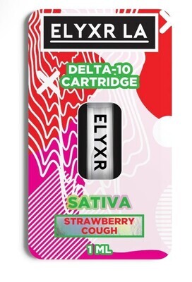 Delta 10 Strawberry Cough Cartridge 1g- Elyxr