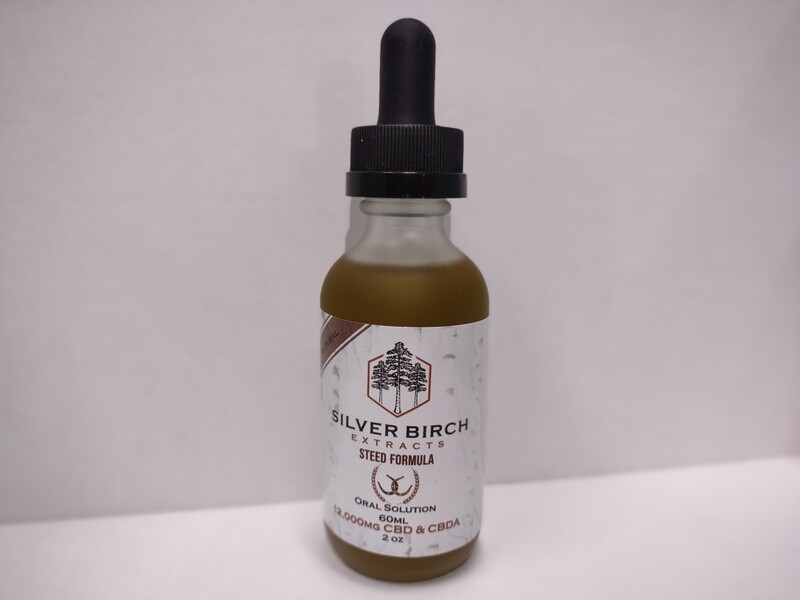 CBD / CBDa Horse Tincture 12,000mg - Silver Birch