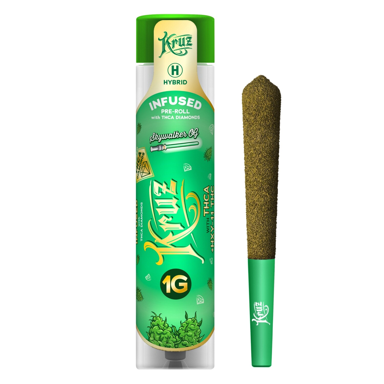 THCa infused Skywalker OG Diamond Joint 1G - Kruz