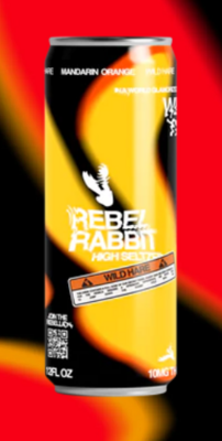 Delta 9 Mandarin Orange Wild Hare Seltzer - 10mg - Rebel Rabbit