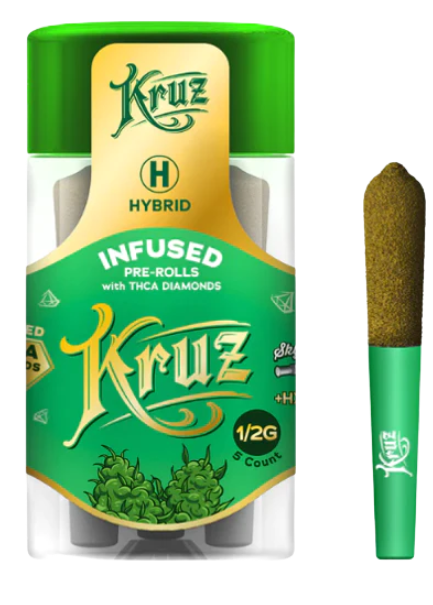 THCa infused Skywalker OG Diamond Joint 1/2g 5ct,- Kruz
