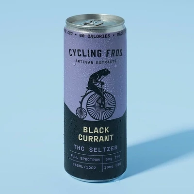 Delta 9 Black Currant Seltzer 5mg - Cycling Frog