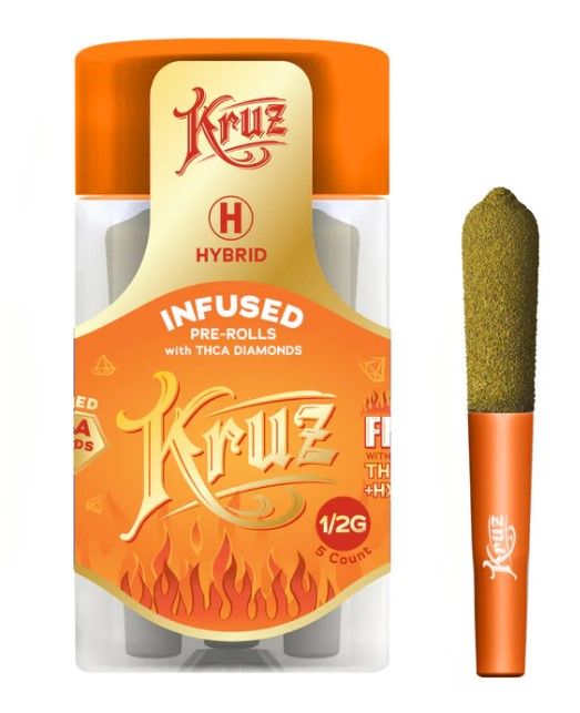THCa Infused Fire OG Diamond Joint 1/2g 5ct - Kruz