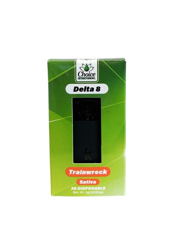 Delta 8 Trainwreck 3g Mini Disposable- Choice Extraction