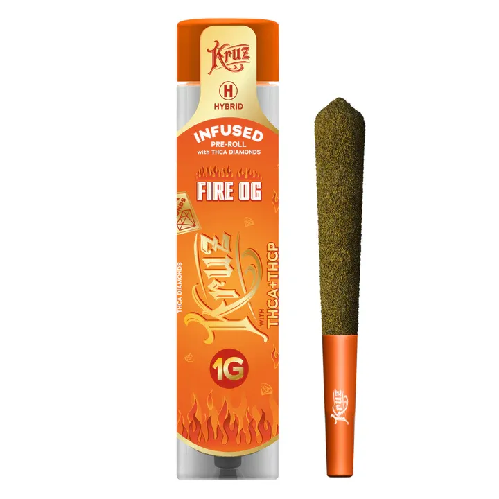 THCa Infused Papaya OG Diamond Joint 1g - Kruz
