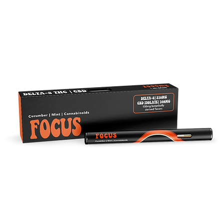 Delta 8 CBD Focus 1G Disposable - Moon Flower