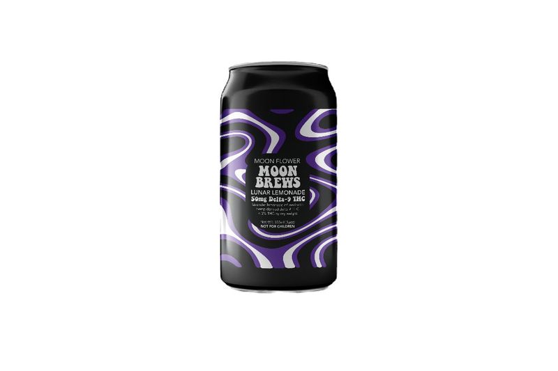 Delta 9 Lunar Lemonade Moon Brew 50mg-Moon Flower