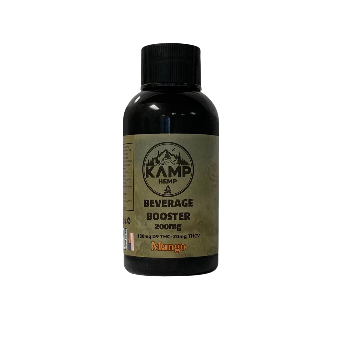 Delta 9 and THCV Beverage Booster 200mg Mango- KAMP