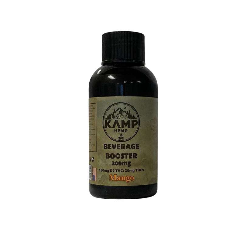 Delta 9 and THCV Beverage Booster 200mg Mango- KAMP