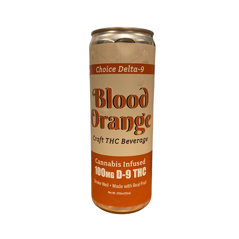 Delta 9 Blood Orange Craft Beverage 100mg - Choice
