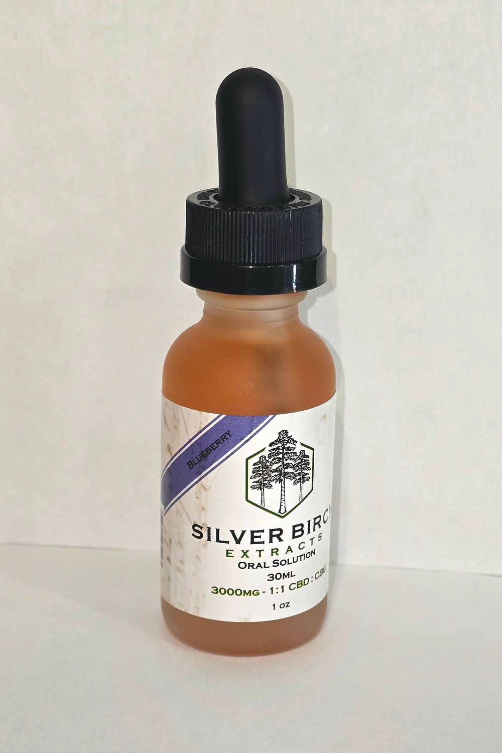 CBG / CBD Blueberry Tincture 3000mg - Silver Birch 