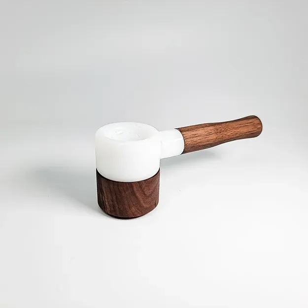 Afterswarm Spoon Handpipe Cherry/White - Honey Labs