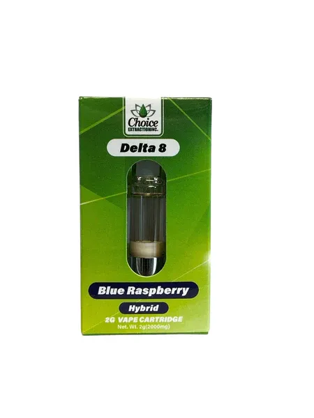 Delta 8 Blue Raspberry Cartridge 2ml - Choice