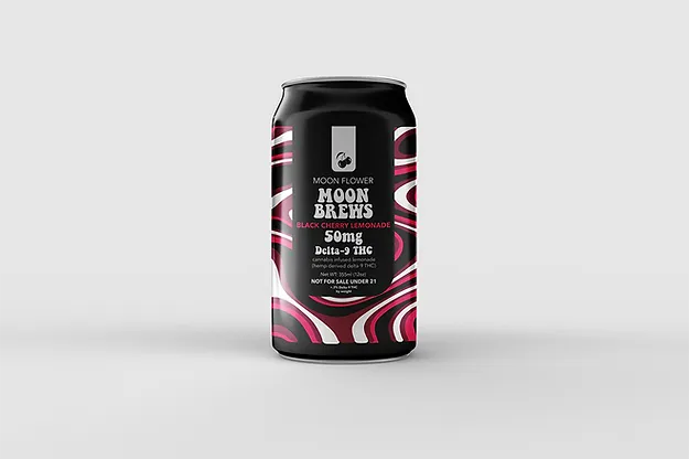 Delta 9 Black Cherry Moon Brew 50mg - Moon Flower