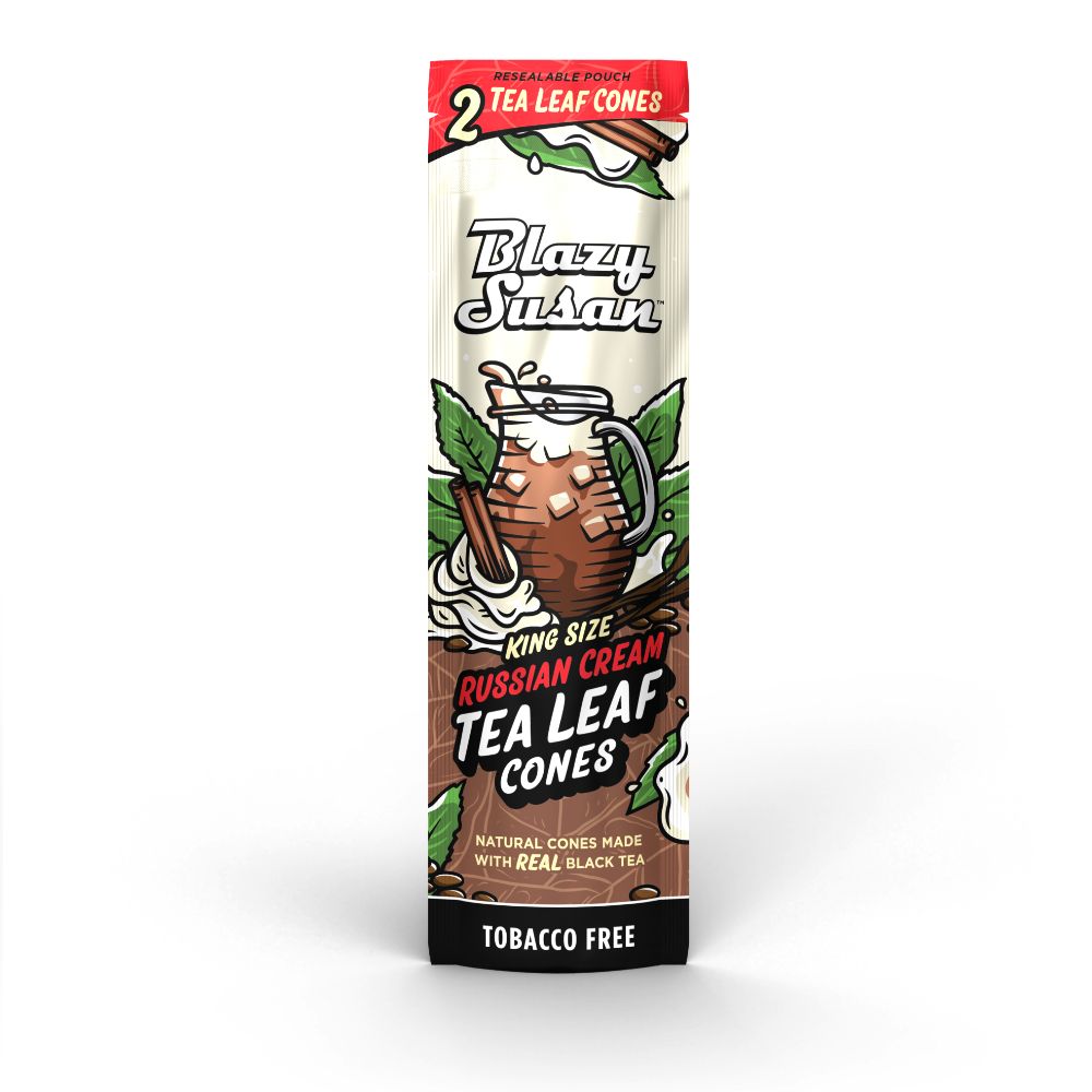 Blazy Susan Russian Cream Tea Leaf King Cones