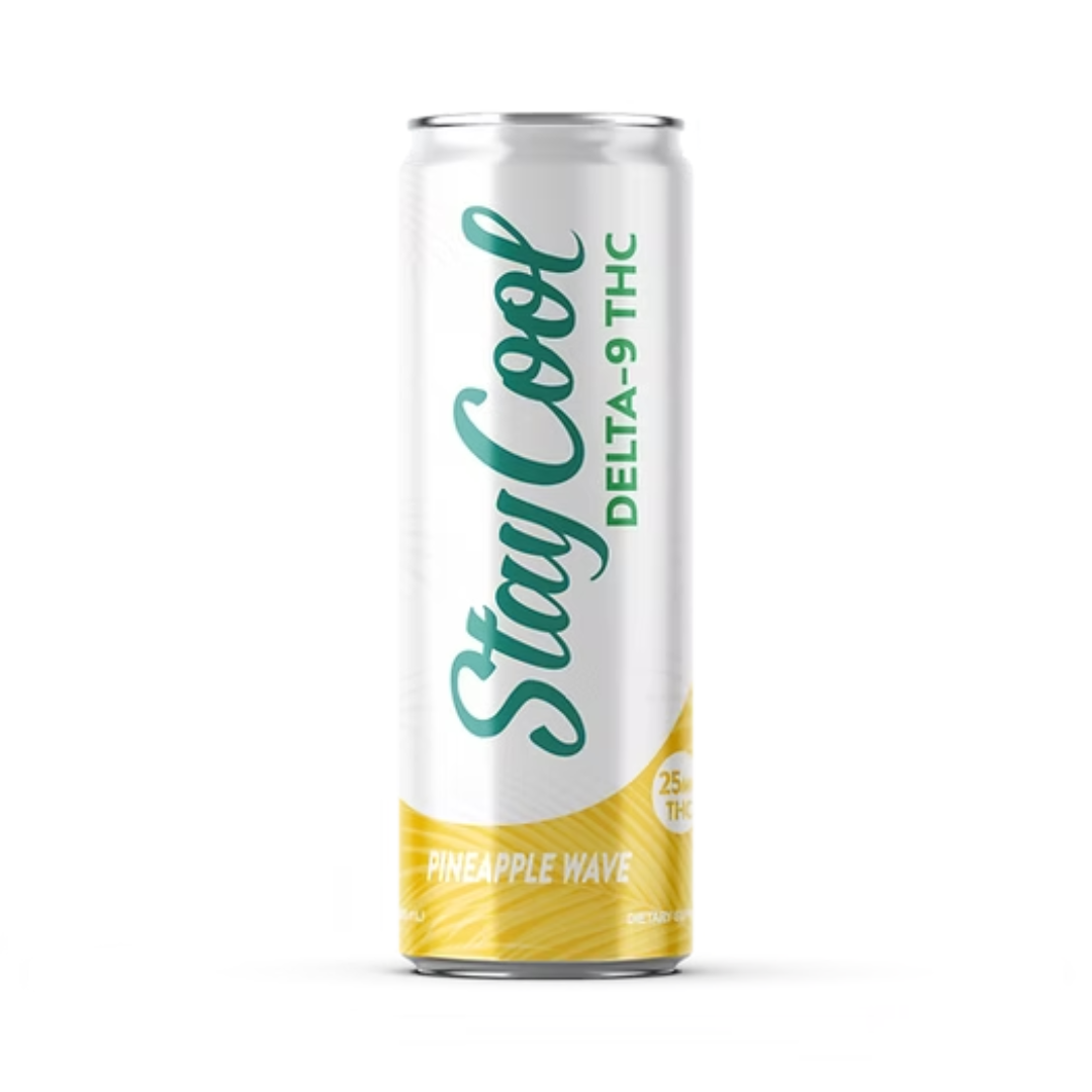 Delta 9 Pineapple Wave 25mg Seltzer | Stay Cool