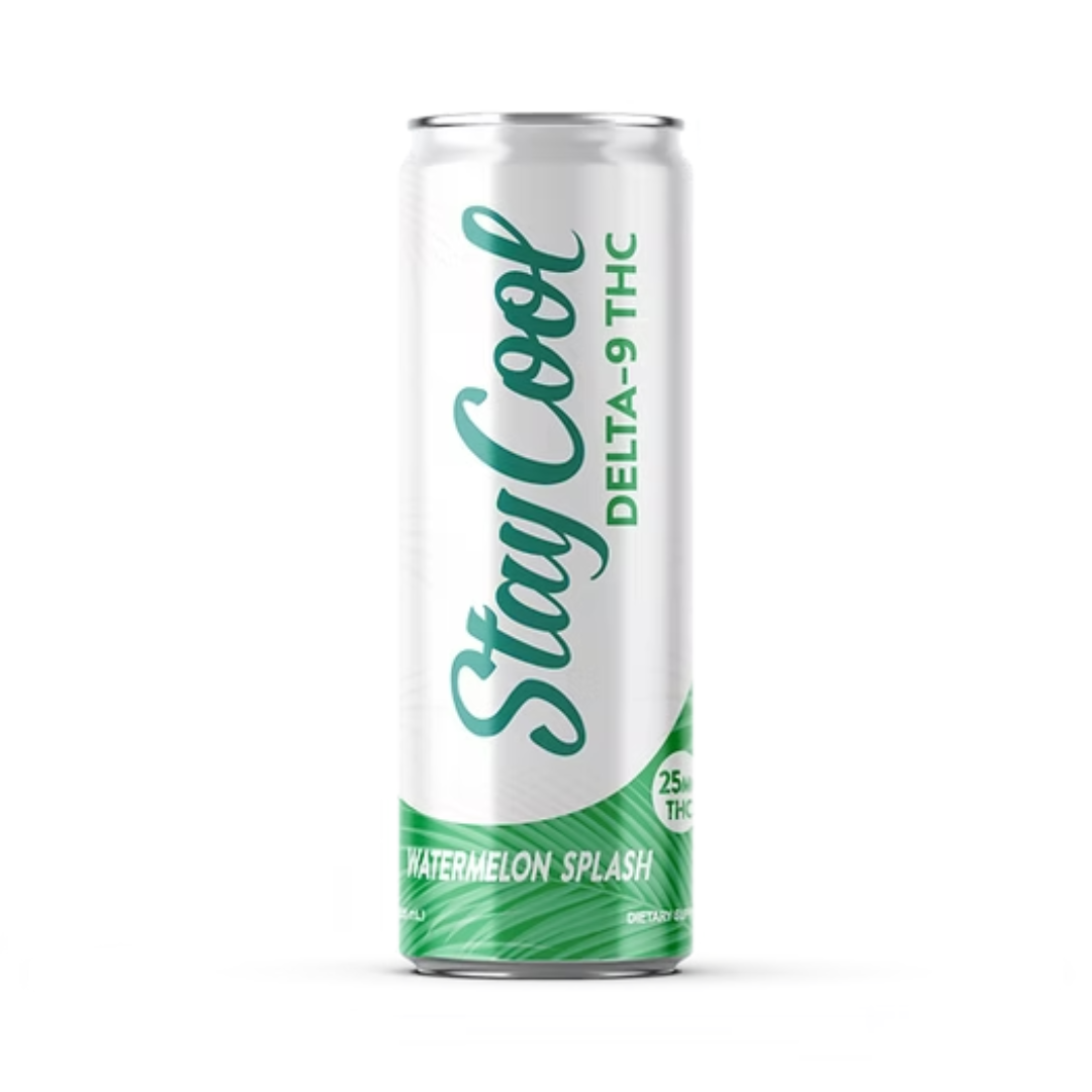 Delta 9 Watermelon Splash 25mg Seltzer | Stay Cool