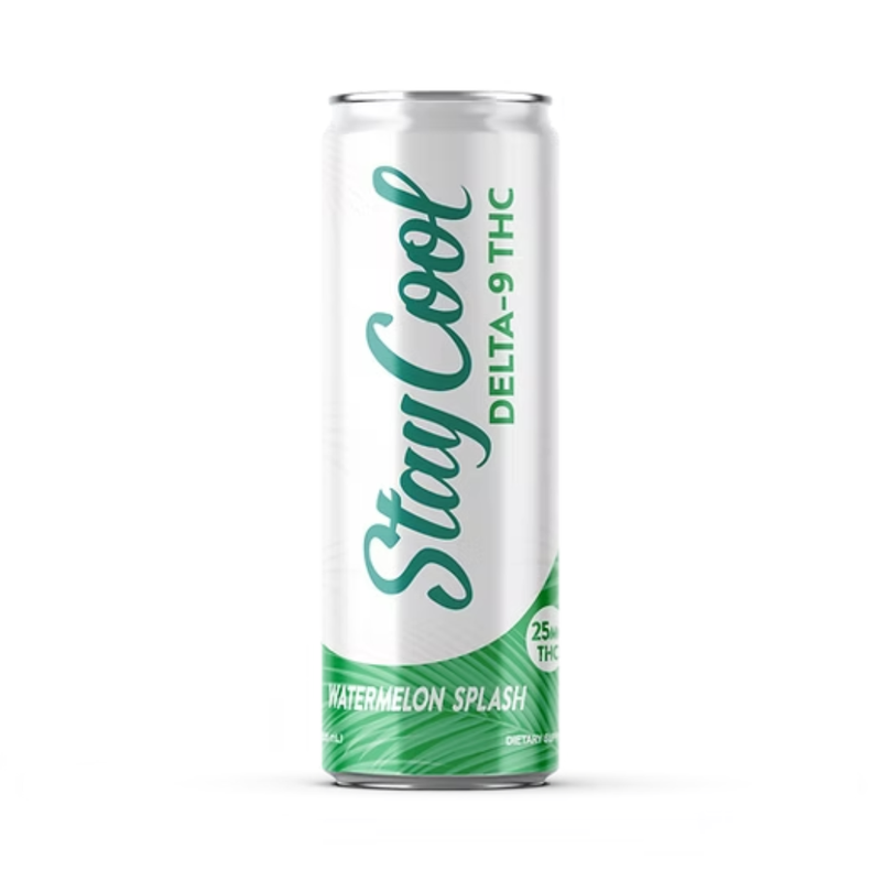 Delta 9 Watermelon Splash 25mg Seltzer | Stay Cool