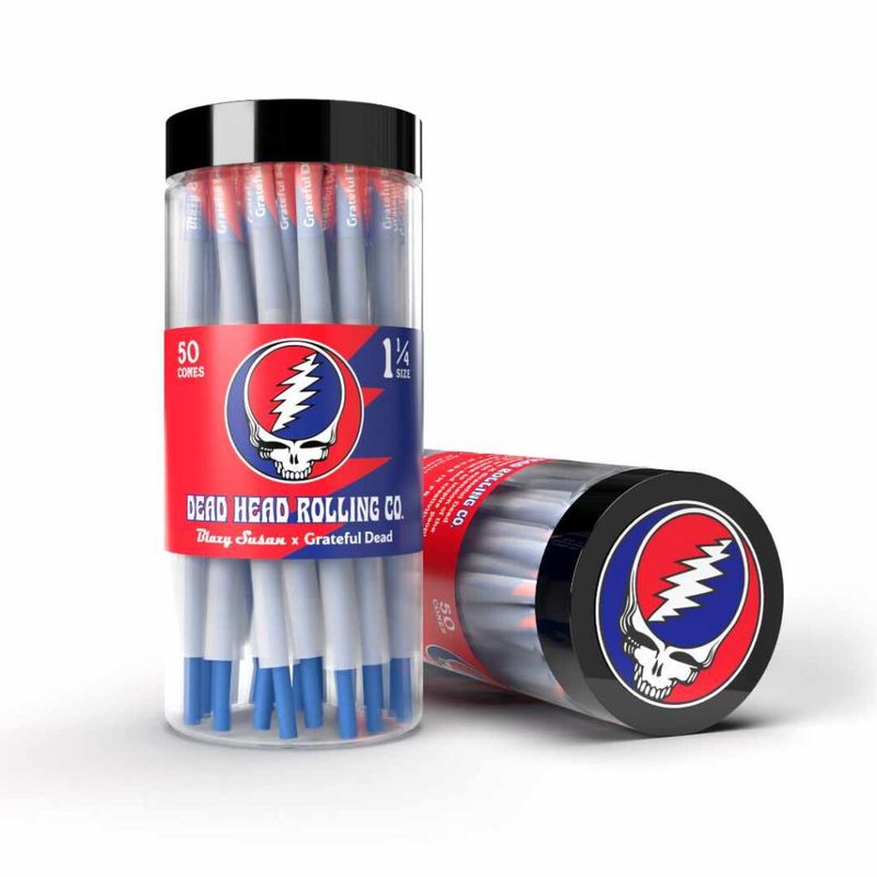 Blazy Susan 1 1/4 Grateful Dead Pre Rolled Cones 50ct. 