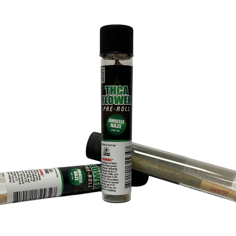 THCa Preroll Amnesia Haze - Choice Extractions