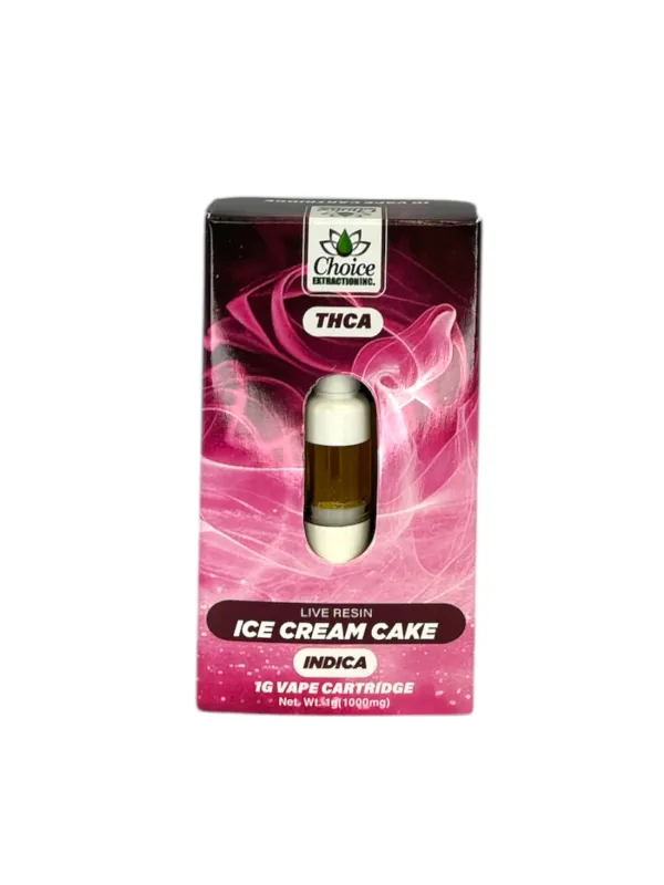 THCa Live Resin Ice Cream Cake 1g Cart - Choice