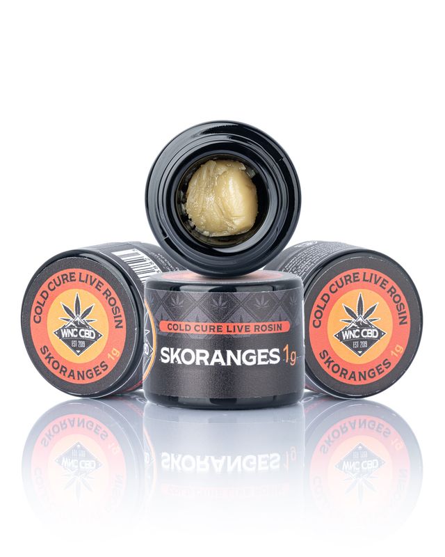 THCa Skoranges Cold Cure Live Rosin 1g | WNC
