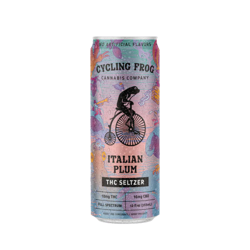 Delta 9 Italian Plum Seltzer 10mg | Cycling Frog