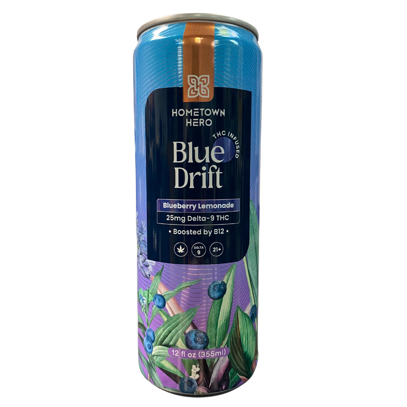 Delta 9 Blue Drift  25mg Lemonade | Hometown Hero 
