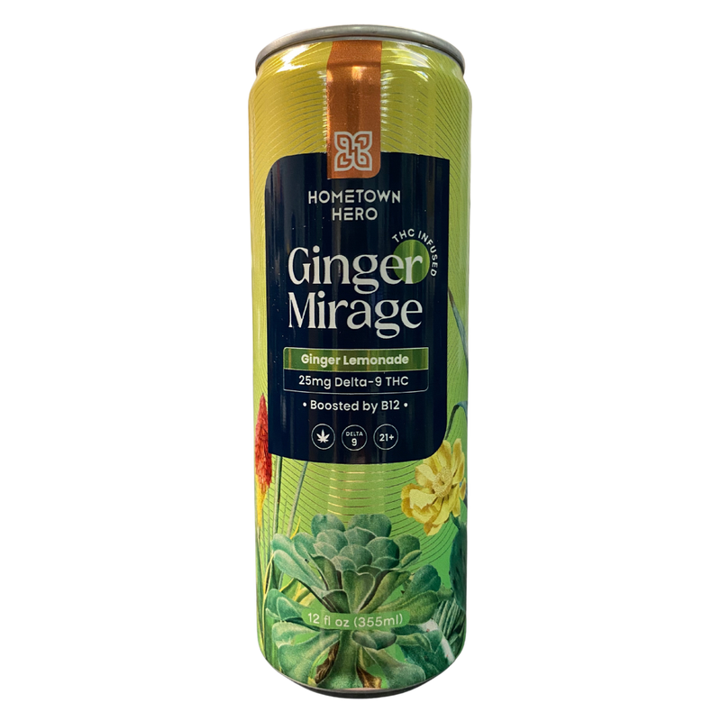 Delta 9 Ginger Mirage 25mg Lemonade | Hometown Hero 