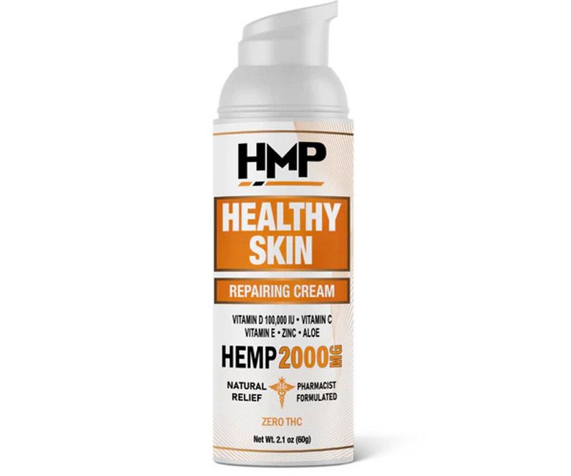 CBD Healthy Skin Repairing Cream 2000mg Pump | HMP
