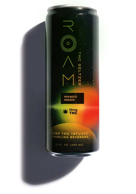 Mango Moon Seltzer 10mg THC | ROAM