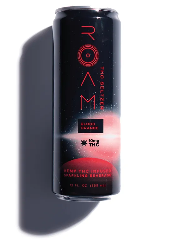 Blood Orange Seltzer 10mg THC | ROAM