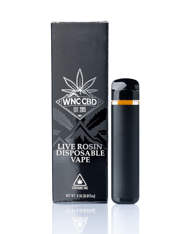 THCa Live Rosin Rainbow Push Pop 0.5g Dispo | WNC