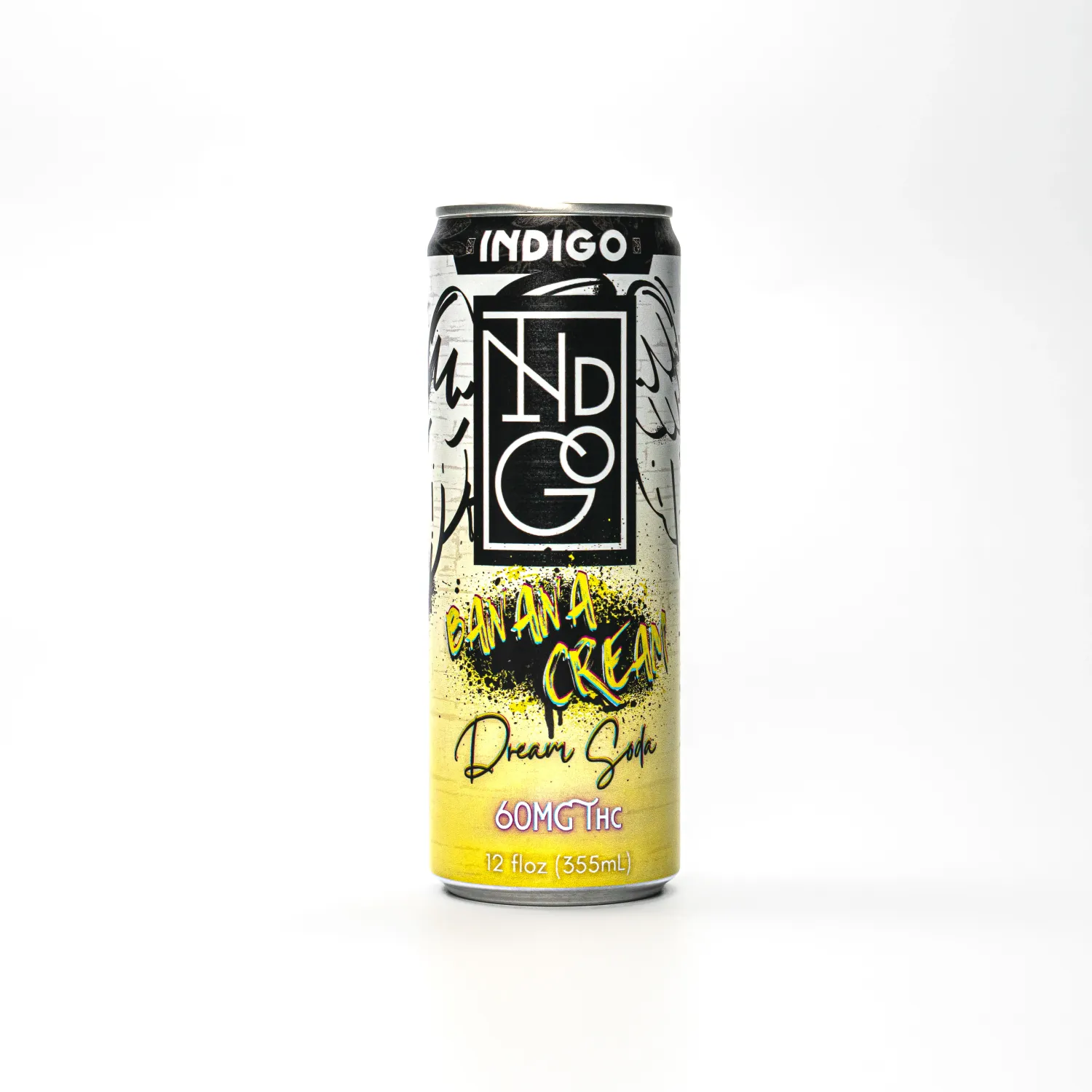 Banana Cream Dream Soda 60mg THC | Indigo