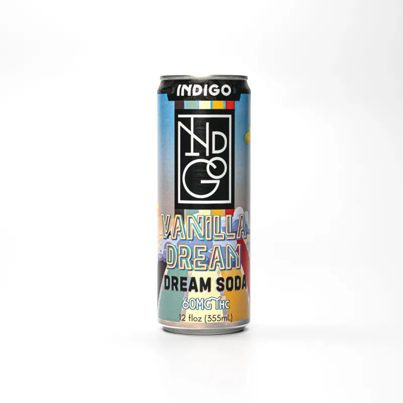 Vanilla Cream Dream Soda 60mg THC | Indigo