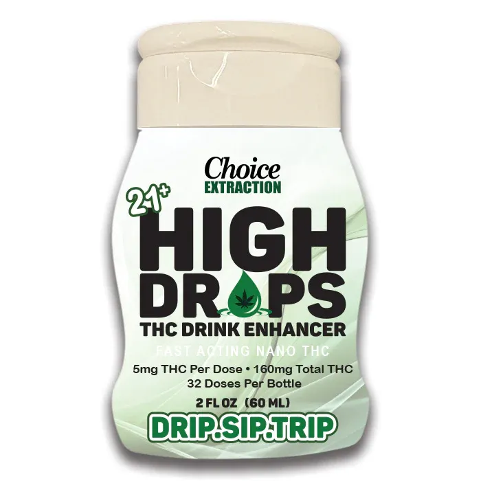 High Drops Drink Enhancer 160mg THC | Choice
