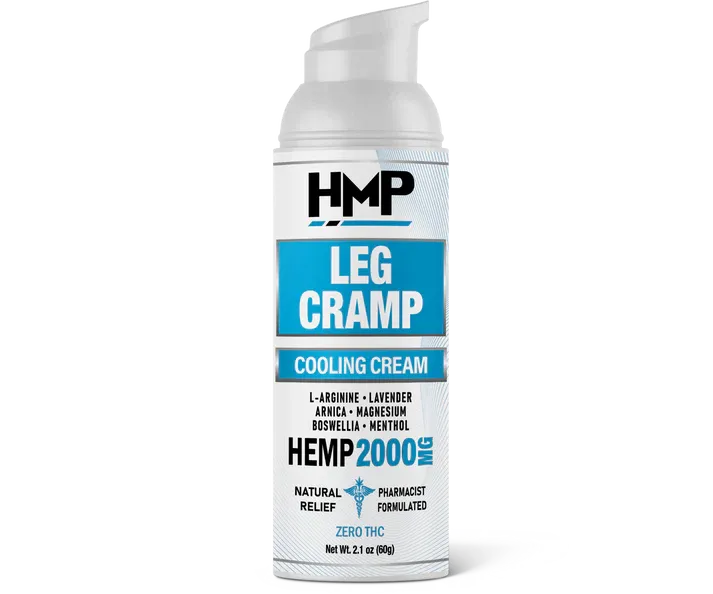 CBD Leg Cramp Cooling Cream 2000mg | HMP