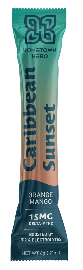 Caribbean Sunset Drink Mix 15mg THC | Hometown Hero