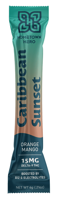 Caribbean Sunset Drink Mix 15mg THC | Hometown Hero