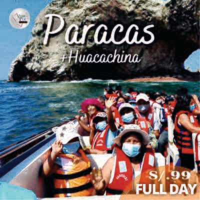 FULL DAY PARACAS  ICA - HUACACHINA