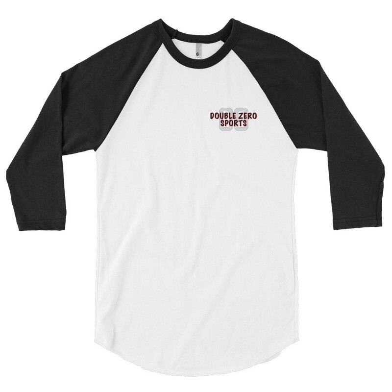 Unisex 3/4 Length Baseball Tee - USA Made