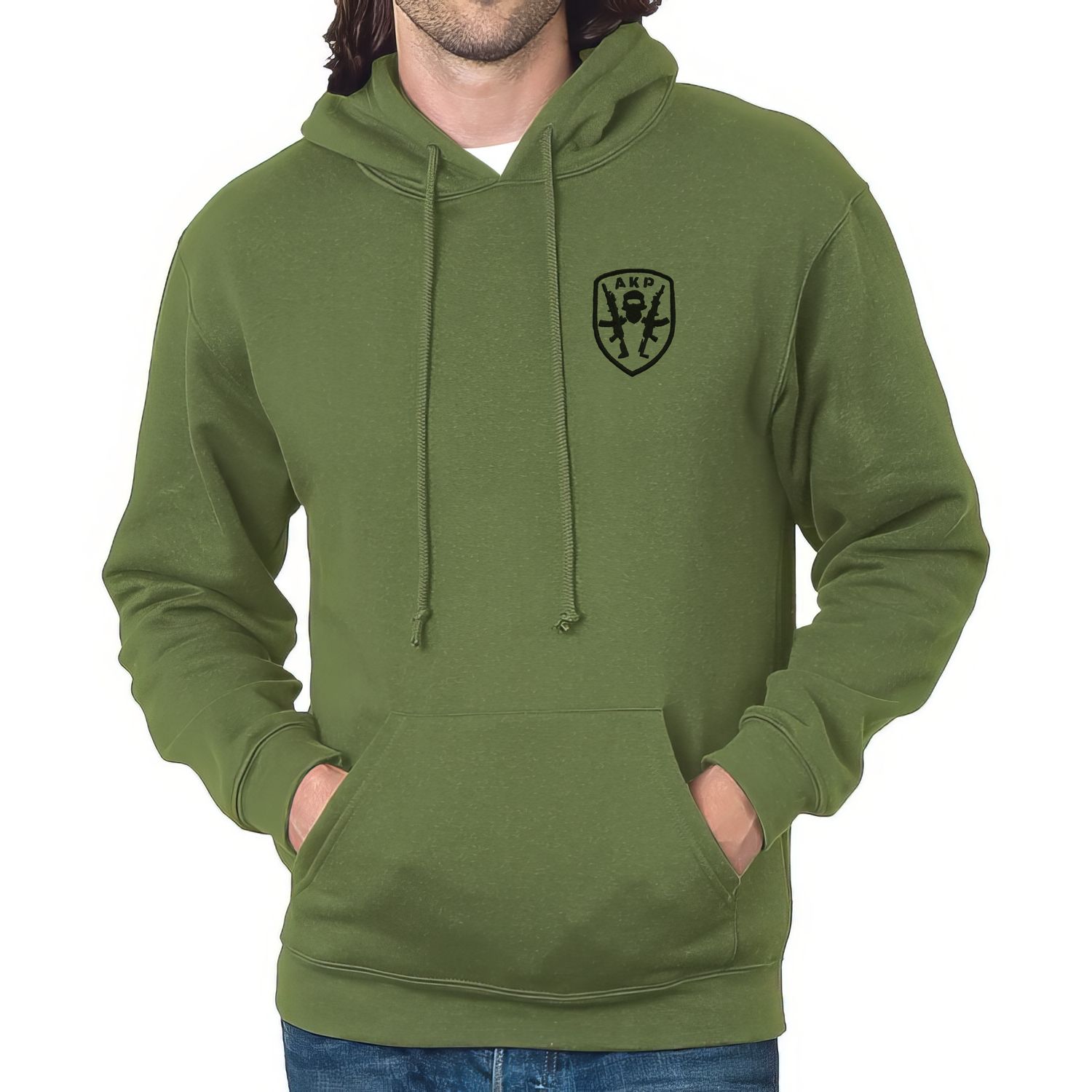 G3 PULLOVER HOODIE, Color: Olive, Size: XL