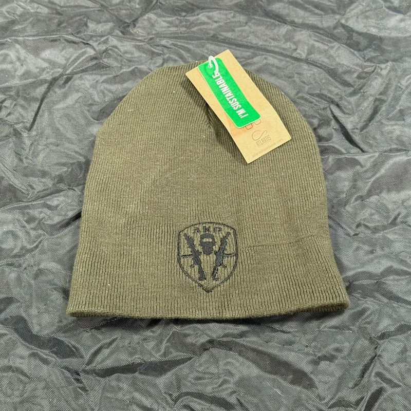 Olive G3 Embroidered Beanie