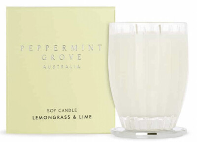 Peppermint Grove Candle 370g – Coconut & Lime
