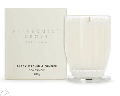 Peppermint GroveCandle 200g – Black Orchid & Ginger
