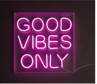 Good Vibes Only Neon Light Box