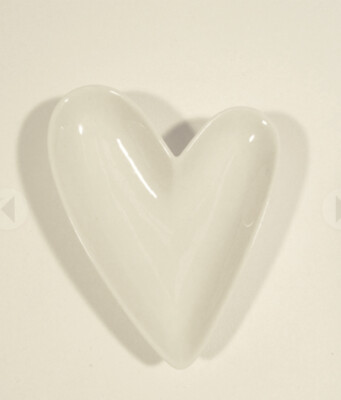 Porcelain Heart Dish large