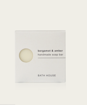 Bath House Bergamot & Amber Soap Bar