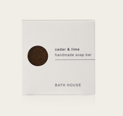 Bath House Cedar & Lime Soap Bar