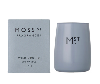MOSS ST FRAGRANCE Wild Orchid Soy Candle 320g